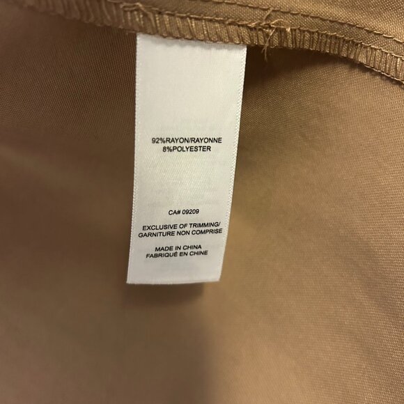 cleo Women's Oversized Double Breasted Trench Coat - Camel - US S* - NWT - Picture 6 of 6